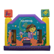 inflatable dora bouncer